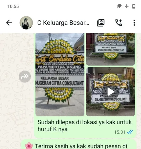 Pengiriman Papan Bunga Duka Cikiruh Cibitung