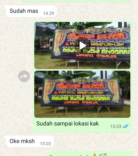 Pengiriman Papan Bunga Cikiruh Cibitung